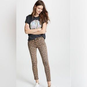 Blank NYC leopard stretch skinny jeans animal skinny  size 0p